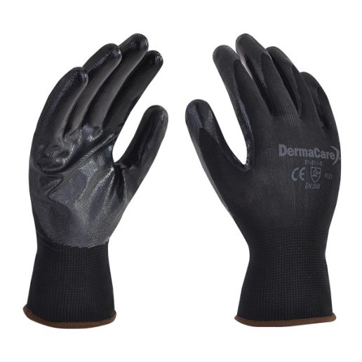 Guantes nylon con nitrilo