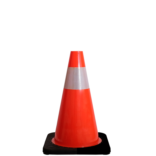 CONO VIAL 45CM CON REFLEJANTE