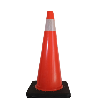 CONO VIAL 71CM CON REFLEJANTE