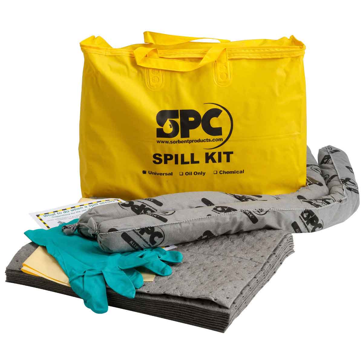 KIT PORTÁTIL PARA DERRAMES 5 GALONES UNIVERSAL SPC®