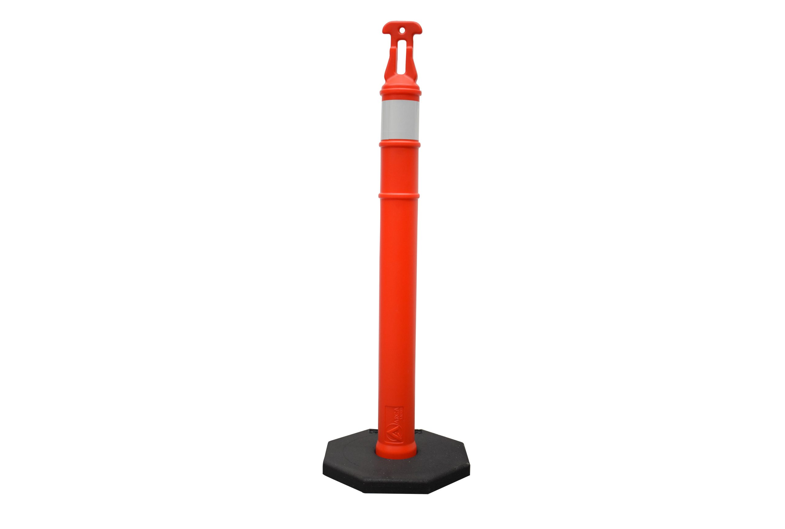 POSTE VIAL CON BASE DE HULE