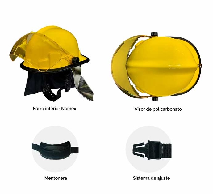 CASCO DE BOMBERO VIKING MARCA SKOLD - Image 2